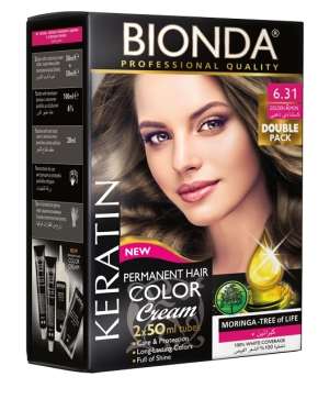 BIONDA Hair Color Double Pack - 6.31 Златен кестен