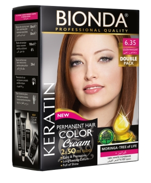 BIONDA Hair Color Double Pack - 6.35 Златен махагон