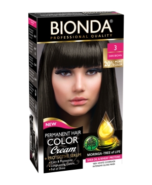 Bionda Боя за коса - 3 Тъмно кафяв