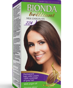 BIONDA BRILLIANT Боя за коса- 224 Млечен шоколад